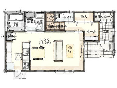 １階間取り図