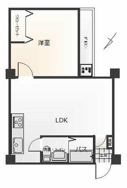 南側２面採光の明るいお部屋