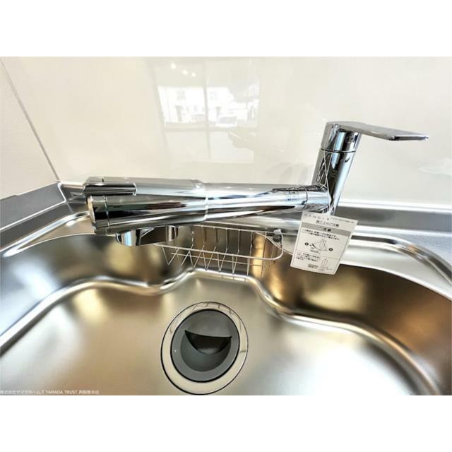 浄水器付のシャワー水栓です♪