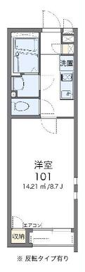 代表的な間取のため実際の間取とは異なる場合があります
