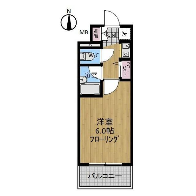 6帖の１K