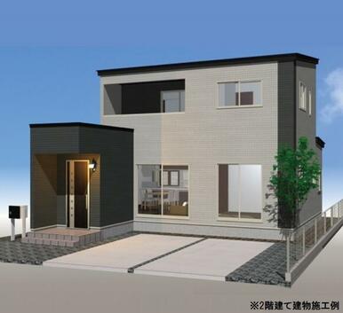 ２階建てプレミアムプラン完成予想外観