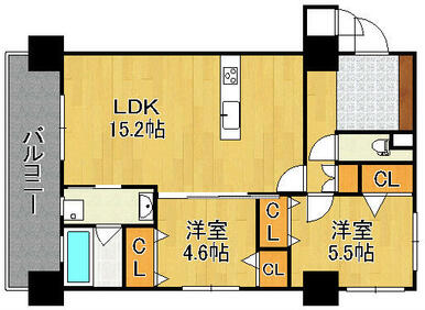 ６２平米越えの２ＬＤＫ