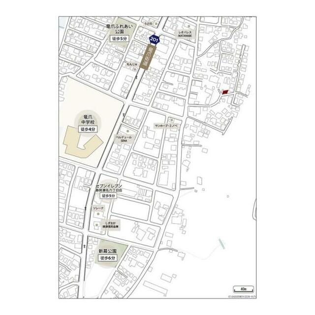 現地周辺案内図