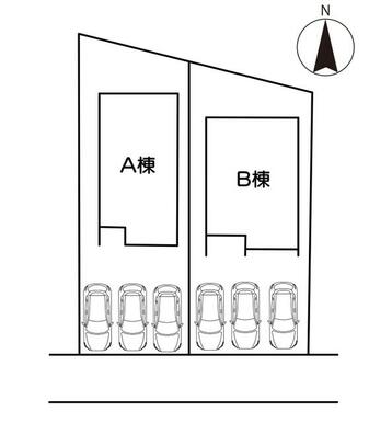 全２棟／駐車スペース３台／綺麗に区画が整備された分譲地です！