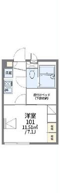 代表的な間取のため実際の間取とは異なる場合があります