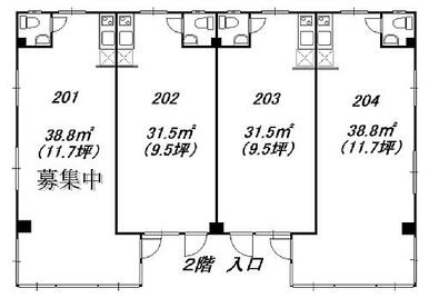 ２階部分　角部屋