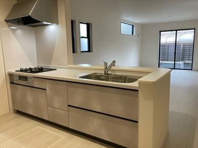 夕食を作りながら翌朝のお弁当の下ごしらえも楽勝（1号棟）