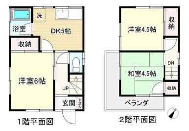 全居室２面採光、収納付き！