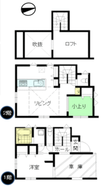 物件画像 沼津市 山王台 2階建 1SLDK