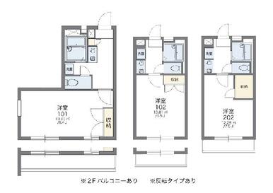 代表的な間取のため実際の間取とは異なる場合があります