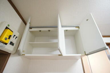 多目的に使える収納あり。使い道は自由自在です！