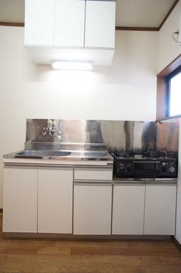 自炊派にはうれしい☆ガスコンロ設置可能キッチンです♪