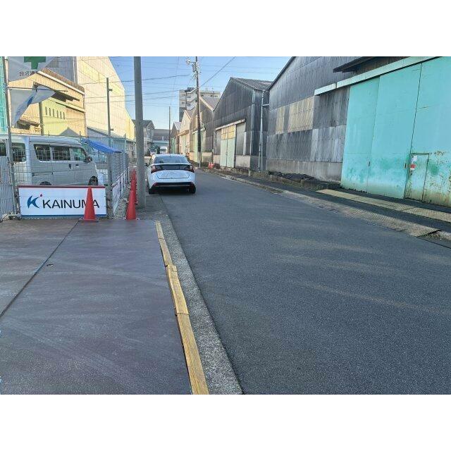 前面道路です。