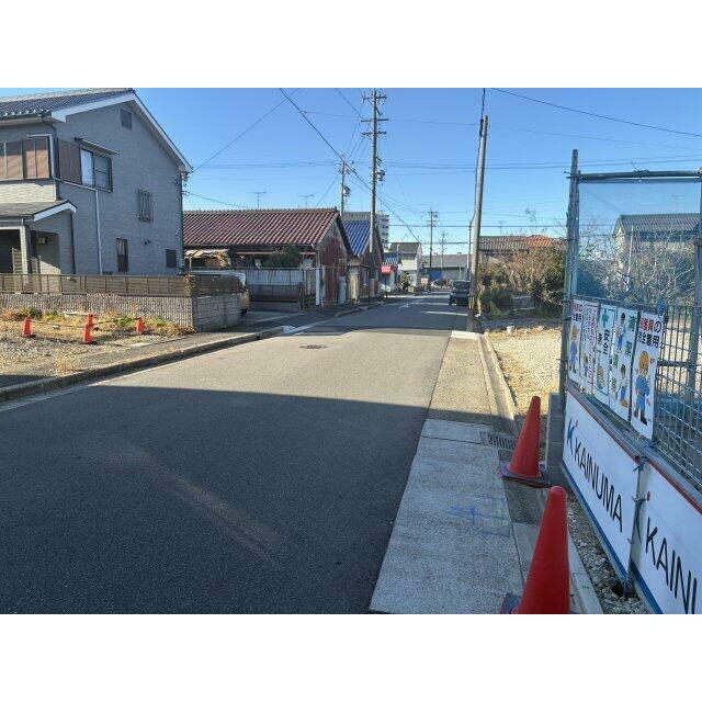 前面道路です。