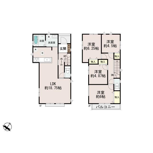 A号棟間取図です！