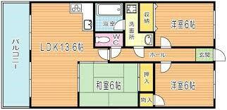 ３ＬＤＫ・３戸とも同タイプ