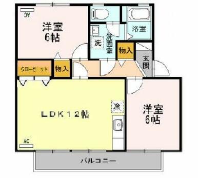 ※間取りは反転している可能性がございます。