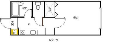 実際のお部屋は反転タイプのお部屋です