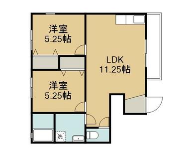 ２ＬＤＫ大型ファミリータイプの物件です♪敷地内駐車場完備！