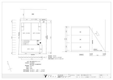 参考プラン。３階建て、１階につき３部屋が入ります。