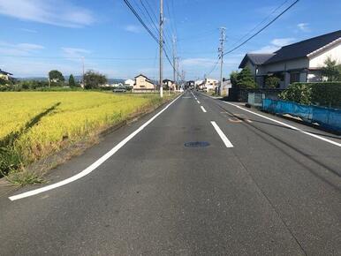 前面道路