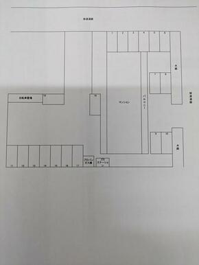 駐車場配置図です。