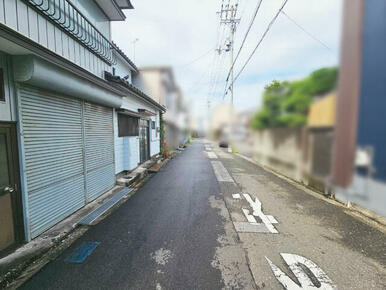 前面道路・現地写真