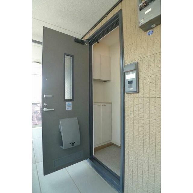 しっかりとした玄関