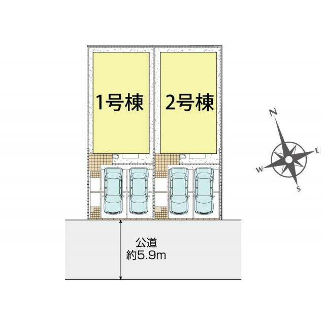 千葉市若葉区千城台東2丁目2棟 区画図