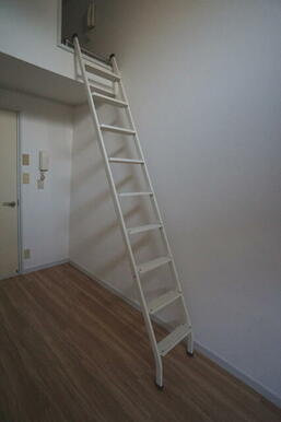 ロフトへつながる室内ハシゴです☆