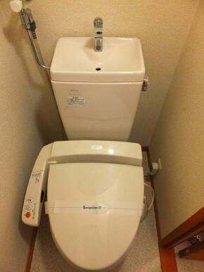 温水洗浄便座となります。