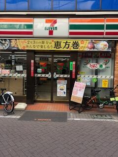 セブンイレブン目黒祐天寺店（建て替え前）