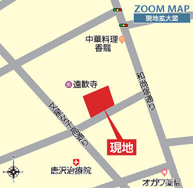 現地案内図・拡大