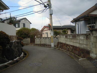 前面道路です。