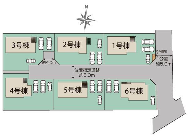 遠賀郡水巻町 猪熊１丁目 2階建 4LDK