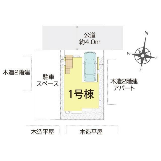 越谷市恩間1棟 区画図