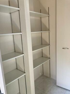 部屋をすっきりさせるのに欠かせない収納。まめに整理整頓したくなる！（3号棟）