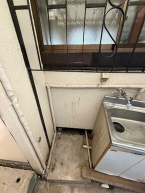 室外洗濯機置き場