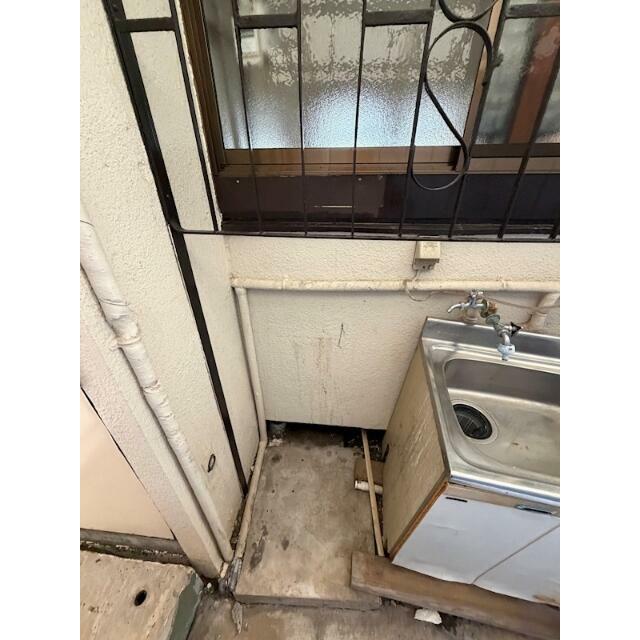 室外洗濯機置き場