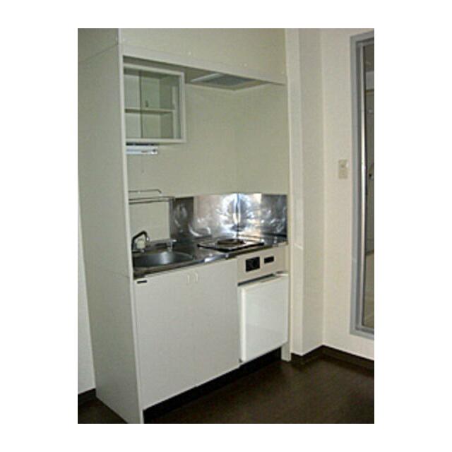 ミニキッチン付(ＩＨコンロ・ミニ冷蔵庫)