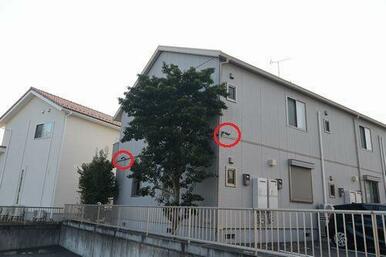 防犯カメラ設置済み（※あくまでも犯罪抑止です）