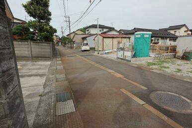 前面道路（5.5m）南西→北東