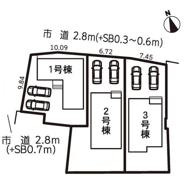 小牧市 大字三ツ渕 (石仏駅) 2階建 4LDKの写真