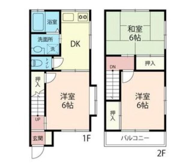 テラスサカエ １０１ 3DKの画像