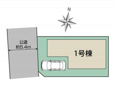 草加市青柳8丁目1棟　区画図