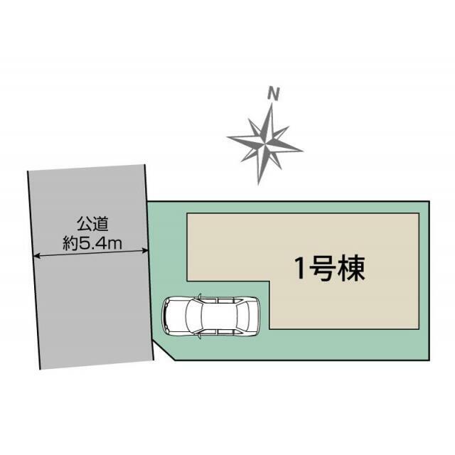 草加市青柳8丁目1棟　区画図