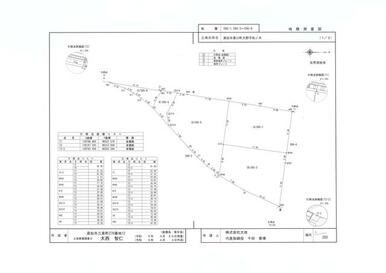 地積測量図（３．４．５号地）