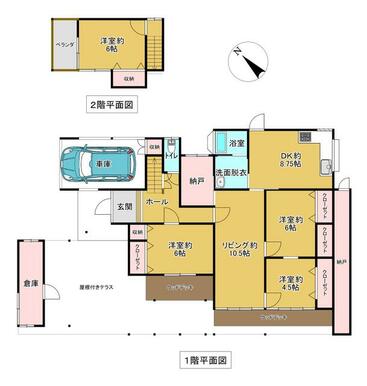 ■ペットとの暮らしを楽しむ住まい＿プライベートウッドデッキに屋根付きテラス■オシャレな内装も魅力的！