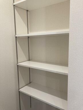 便利グッズや収納アイテムを駆使してテトリス感覚で整理整頓を楽しんでみては？（2号棟）
